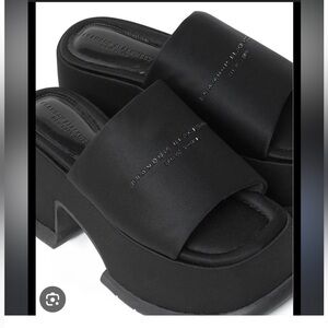 Brandon Blackwood Dai Black Platform Mules